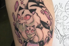 inferno-tattoo-barcelona-neotradi-alex-baens-mediano-pierna-anime