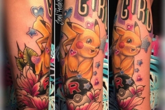 inferno-tattoo-barcelona-ilustracion-joel-federico-bieber-grande-brazo-antebrazo-pikachu