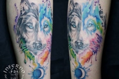 tattoo-barcelona-acuarela-joel-federico-bieber-grande-brazo-cara-lobo