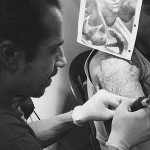 Christian Kurt Bieber tatuador residente.