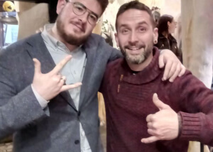 Con el ganador del concurso de la Only Tattoo Barcelona