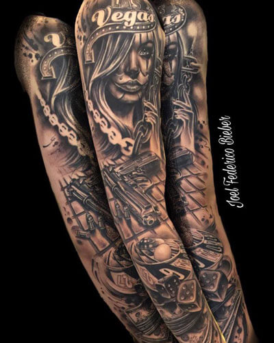 inferno-tattoo-barcelona-realismo-negro-y-gris-joel-federico-bieber-grande-brazo-cathrina