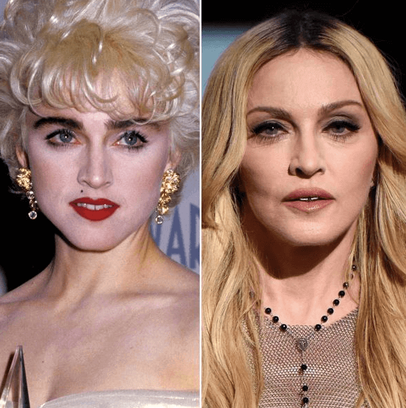 Cejas de Madonna, el icono de la música antes y después de la micropigmentación de cejas