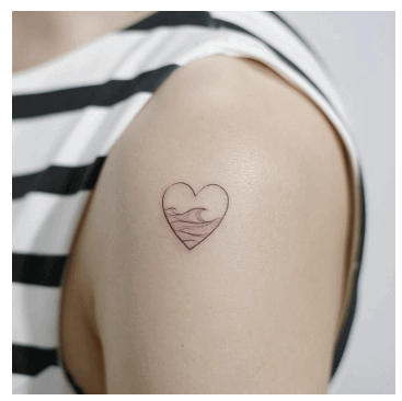 Tatuajes pequeños para mujeres, corazon