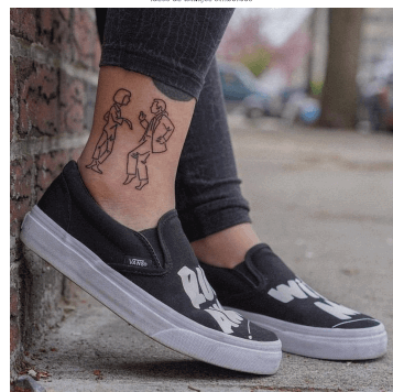 Tatuajes pequeños para mujeres, ilustración minimalista