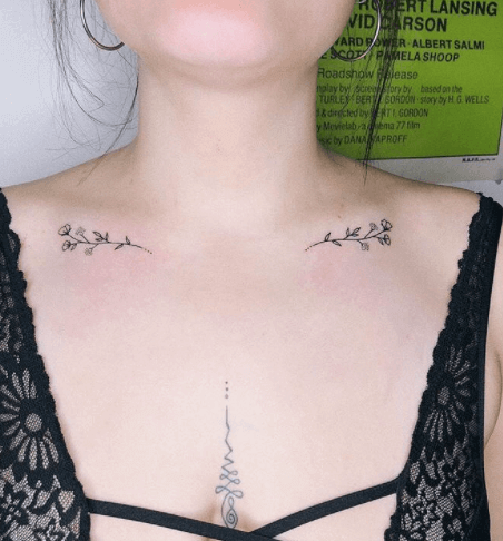 Tatuajes pequeños para mujeres, flores